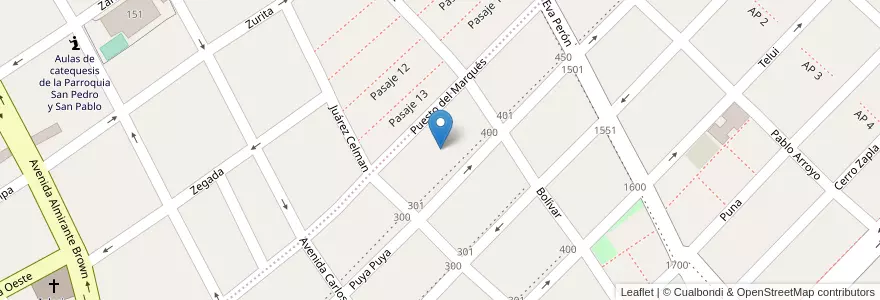 Mapa de ubicacion de Manzana 5 en الأرجنتين, Jujuy, Departamento Doctor Manuel Belgrano, Municipio De San Salvador De Jujuy.