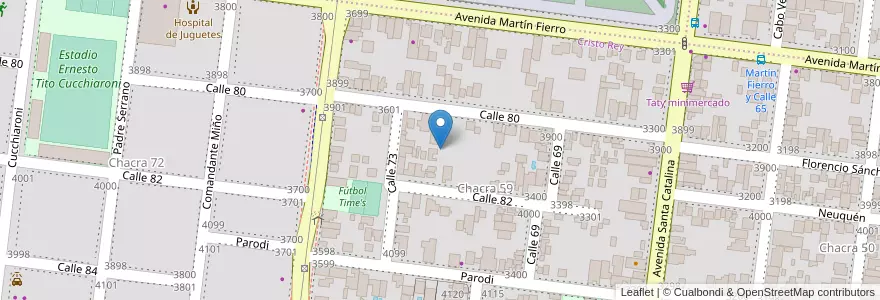 Mapa de ubicacion de Manzana 5 en آرژانتین, Misiones, Departamento Capital, Municipio De Posadas, Posadas.