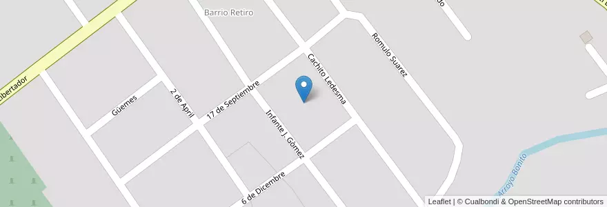 Mapa de ubicacion de Manzana 51 en 아르헨티나, Misiones, Departamento Montecarlo, Municipio De Montecarlo, Montecarlo.