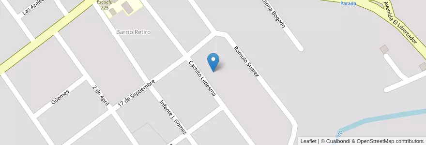 Mapa de ubicacion de Manzana 52 en アルゼンチン, ミシオネス州, Departamento Montecarlo, Municipio De Montecarlo, Montecarlo.