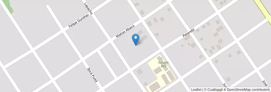 Mapa de ubicacion de Manzana 53 en 아르헨티나, Misiones, Departamento Candelaria, Municipio De Santa Ana, Santa Ana.