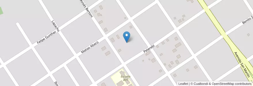 Mapa de ubicacion de Manzana 54 en آرژانتین, Misiones, Departamento Candelaria, Municipio De Santa Ana, Santa Ana.