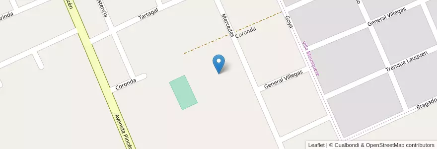 Mapa de ubicacion de Manzana 54 en アルゼンチン, ミシオネス州, Departamento Oberá.