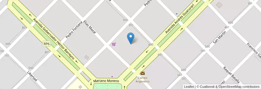 Mapa de ubicacion de Manzana 57 en 阿根廷, Misiones, Departamento San Ignacio, Municipio De Corpus Christi, Corpus Christi.