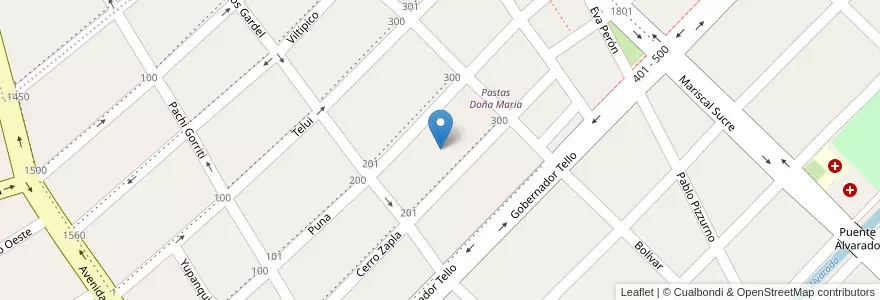 Mapa de ubicacion de Manzana 57 en Arjantin, Jujuy, Departamento Doctor Manuel Belgrano, Municipio De San Salvador De Jujuy.