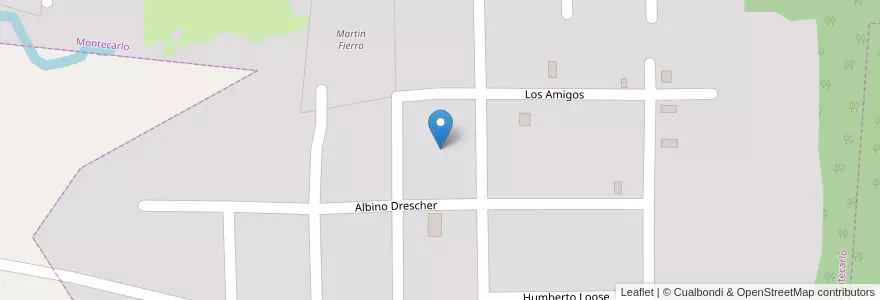 Mapa de ubicacion de Manzana 57 en الأرجنتين, Misiones, Departamento Montecarlo, Municipio De Montecarlo, Montecarlo.