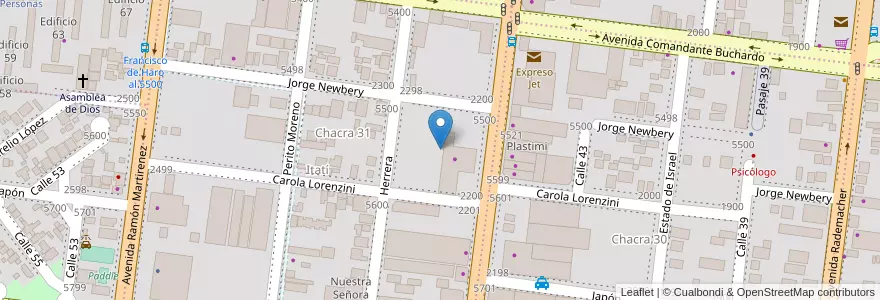 Mapa de ubicacion de Manzana 6 en Argentina, Misiones, Departamento Capital, Municipio De Posadas, Posadas.