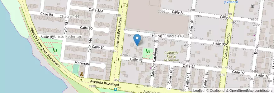Mapa de ubicacion de Manzana 6 en Argentinien, Misiones, Departamento Capital, Municipio De Posadas, Posadas.