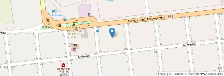 Mapa de ubicacion de Manzana 6 en Argentine, Misiones, Departamento Concepción, Municipio De Concepción De La Sierra, Concepción De La Sierra.