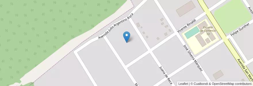 Mapa de ubicacion de Manzana 6 en アルゼンチン, ミシオネス州, Departamento Candelaria, Municipio De Santa Ana, Santa Ana.