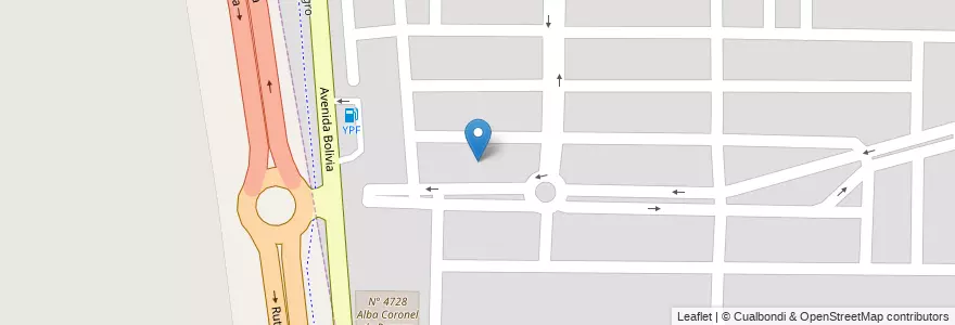 Mapa de ubicacion de Manzana 606 "C" en 阿根廷, Salta, Capital, Municipio De Salta, Salta.