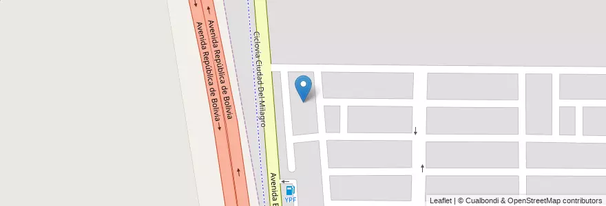 Mapa de ubicacion de Manzana 608 "D" en الأرجنتين, Salta, Capital, Municipio De Salta, Salta.