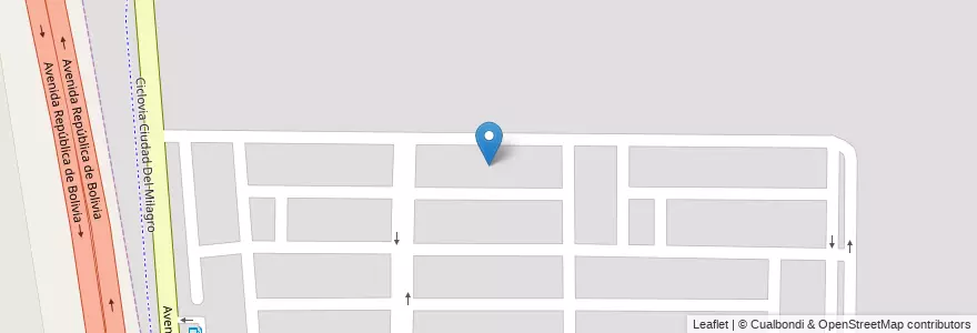 Mapa de ubicacion de Manzana 609 "A" en 阿根廷, Salta, Capital, Municipio De Salta, Salta.