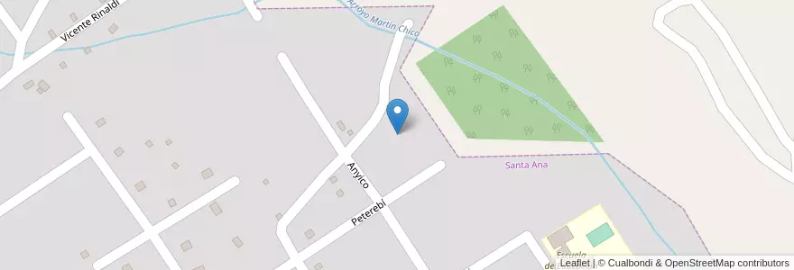 Mapa de ubicacion de Manzana 62 en アルゼンチン, ミシオネス州, Departamento Candelaria, Municipio De Santa Ana, Santa Ana.