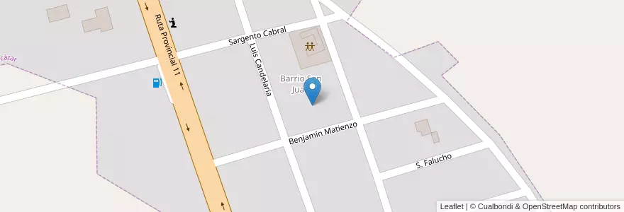 Mapa de ubicacion de Manzana 65B en Argentinien, Misiones, Departamento Libertador General San Martín, Municipio De El Alcázar, El Alcázar.