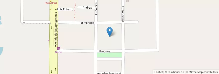 Mapa de ubicacion de Manzana 68 en Argentine, Misiones, Departamento Libertador General San Martín, Municipio De Ruiz De Montoya.