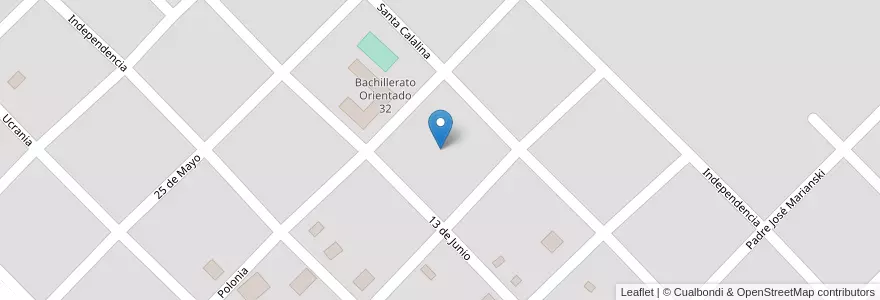 Mapa de ubicacion de Manzana 69 en Arjantin, Misiones, Departamento Apóstoles, Municipio De Azara, Azara.