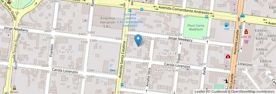 Mapa de ubicacion de Manzana 7 en アルゼンチン, ミシオネス州, Departamento Capital, Municipio De Posadas, Posadas.
