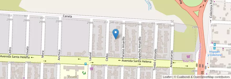Mapa de ubicacion de Manzana 7 en الأرجنتين, Misiones, Departamento Capital, Municipio De Garupá.