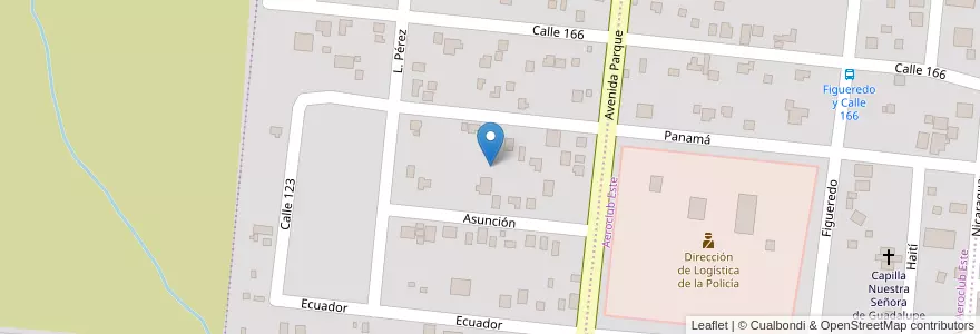 Mapa de ubicacion de Manzana 71 en Argentinien, Misiones, Departamento Capital, Municipio De Posadas, Posadas.
