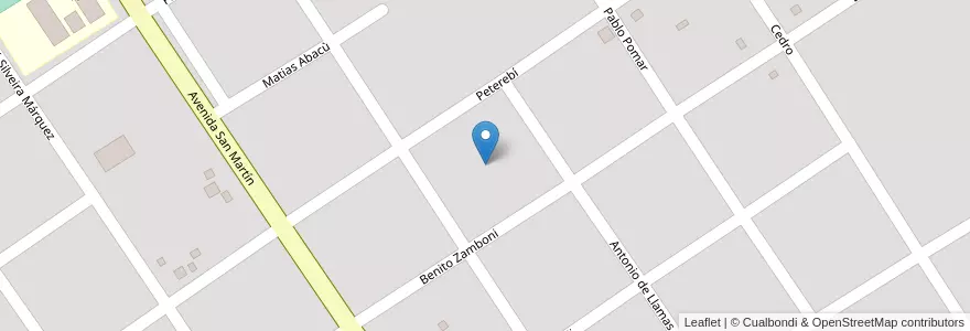 Mapa de ubicacion de Manzana 74 en アルゼンチン, ミシオネス州, Departamento Candelaria, Municipio De Santa Ana, Santa Ana.