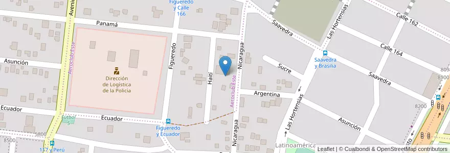 Mapa de ubicacion de Manzana 75 en Argentina, Misiones, Departamento Capital, Municipio De Posadas, Posadas.