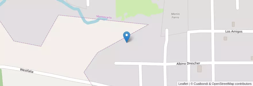 Mapa de ubicacion de Manzana 78 en Argentine, Misiones, Departamento Montecarlo, Municipio De Montecarlo, Montecarlo.