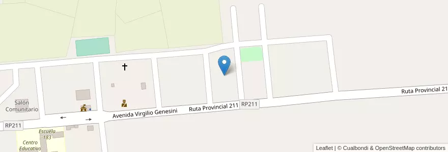 Mapa de ubicacion de Manzana 8 en アルゼンチン, ミシオネス州, Departamento Leandro N. Alem, Municipio De Dos Arroyos.