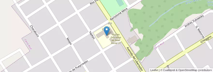 Mapa de ubicacion de Manzana 8 en 阿根廷, Misiones, Departamento Leandro N. Alem, Municipio De Cerro Azul, Cerro Azul.