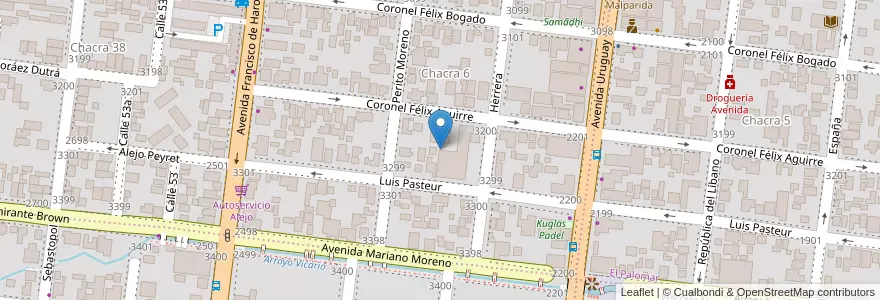 Mapa de ubicacion de Manzana 8 en Аргентина, Misiones, Departamento Capital, Municipio De Posadas, Posadas.
