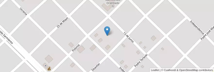 Mapa de ubicacion de Manzana 85 en 아르헨티나, Misiones, Departamento Apóstoles, Municipio De Azara, Azara.