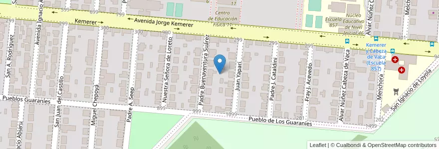 Mapa de ubicacion de Manzana 87 en アルゼンチン, ミシオネス州, Departamento Capital, Municipio De Garupá.