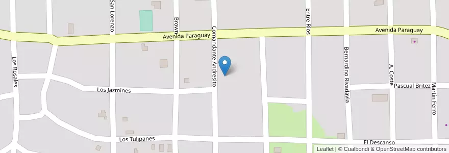 Mapa de ubicacion de Manzana 88 en アルゼンチン, ミシオネス州, Departamento Montecarlo, Municipio De Montecarlo, Montecarlo.