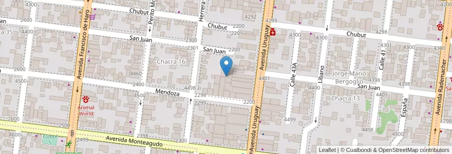 Mapa de ubicacion de Manzana 9 en آرژانتین, Misiones, Departamento Capital, Municipio De Posadas, Posadas.