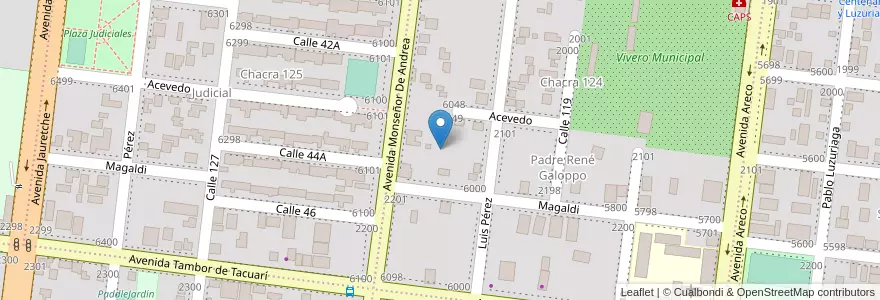 Mapa de ubicacion de Manzana 9 en Argentinien, Misiones, Departamento Capital, Municipio De Posadas, Posadas.