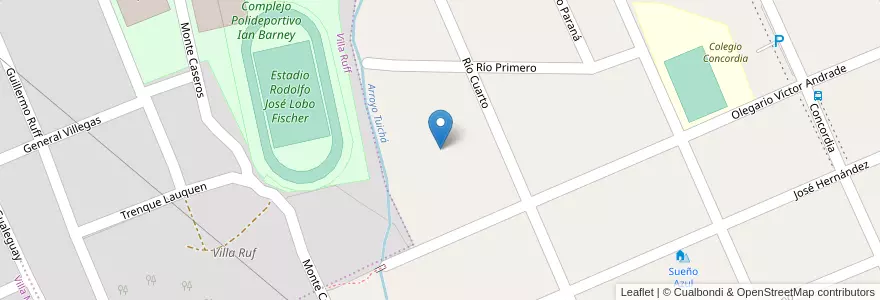 Mapa de ubicacion de Manzana 90 en アルゼンチン, ミシオネス州, Departamento Oberá.