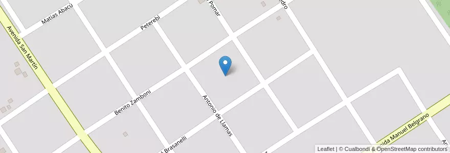 Mapa de ubicacion de Manzana 91 en アルゼンチン, ミシオネス州, Departamento Candelaria, Municipio De Santa Ana, Santa Ana.