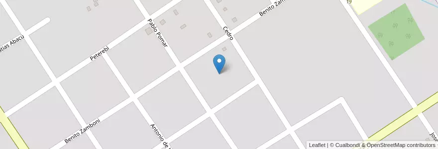 Mapa de ubicacion de Manzana 92 en Argentina, Misiones, Departamento Candelaria, Municipio De Santa Ana, Santa Ana.