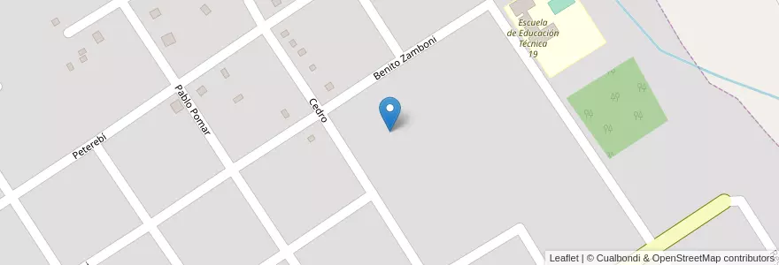 Mapa de ubicacion de Manzana 93 en アルゼンチン, ミシオネス州, Departamento Candelaria, Municipio De Santa Ana, Santa Ana.