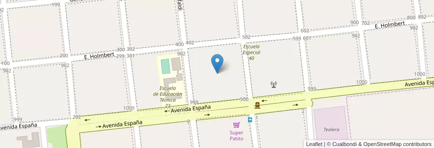 Mapa de ubicacion de Manzana 95 en آرژانتین, Misiones, Departamento Concepción, Municipio De Concepción De La Sierra, Concepción De La Sierra.