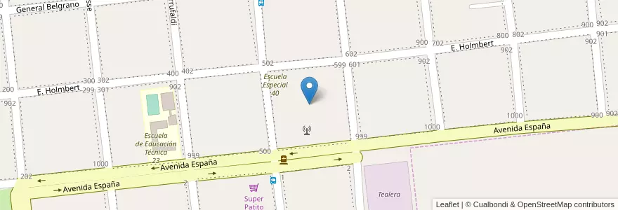 Mapa de ubicacion de Manzana 96 en Argentinië, Misiones, Departamento Concepción, Municipio De Concepción De La Sierra, Concepción De La Sierra.