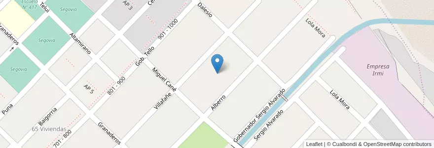 Mapa de ubicacion de Manzana 98 en Arjantin, Jujuy, Departamento Doctor Manuel Belgrano, Municipio De San Salvador De Jujuy.