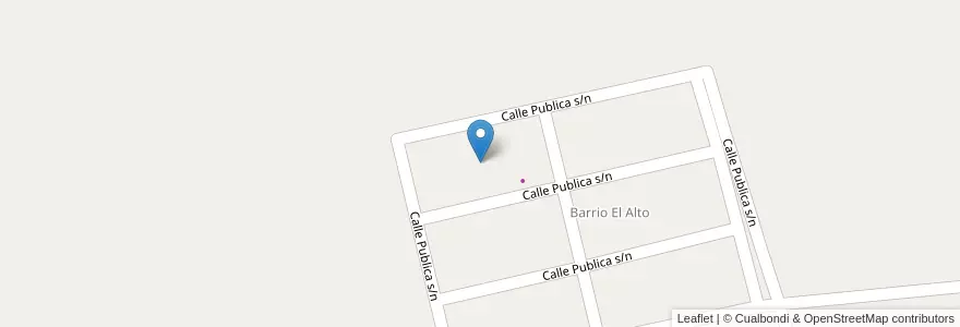 Mapa de ubicacion de Manzana H en Arjantin, La Rioja, Departamento Rosario Vera Peñaloza, Chepes.