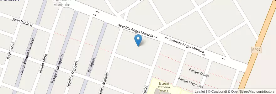 Mapa de ubicacion de Manzana R en Arjantin, Corrientes, Departamento Bella Vista, Municipio De Bella Vista.