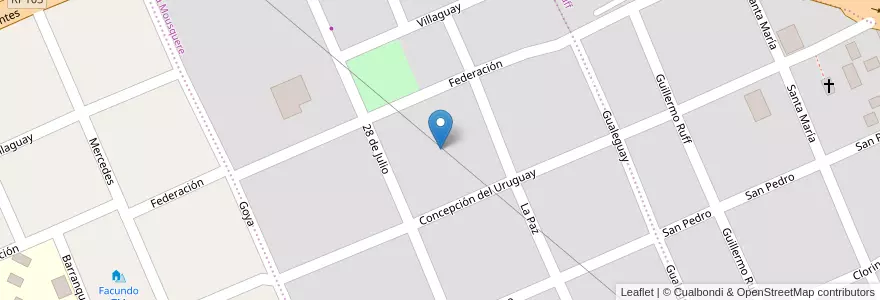 Mapa de ubicacion de Manzana151 en Arjantin, Misiones, Departamento Oberá.