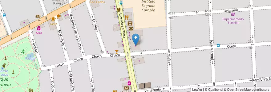 Mapa de ubicacion de Mapemfi S.A., Almagro en 아르헨티나, Ciudad Autónoma De Buenos Aires, Comuna 5, 부에노스아이레스.