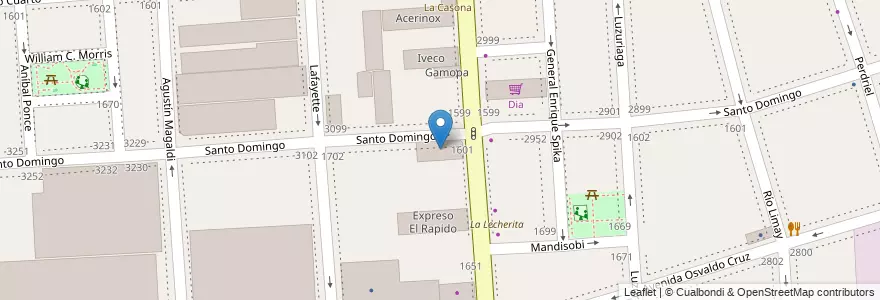 Mapa de ubicacion de Maquinárias Sudeste, Barracas en Arjantin, Ciudad Autónoma De Buenos Aires, Comuna 4, Buenos Aires.