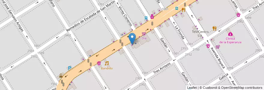 Mapa de ubicacion de Maquinas Herramientas, Villa General Mitre en الأرجنتين, Ciudad Autónoma De Buenos Aires, Buenos Aires, Comuna 11.