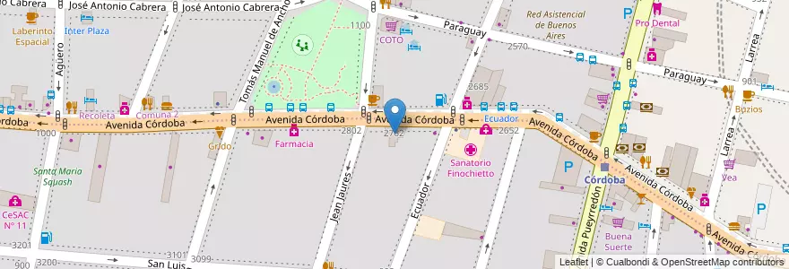Mapa de ubicacion de Maral 50, Balvanera en آرژانتین, Ciudad Autónoma De Buenos Aires, Comuna 2, Buenos Aires.
