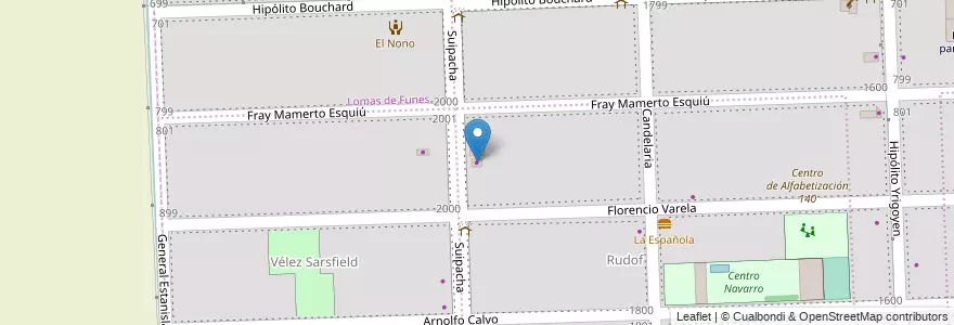 Mapa de ubicacion de Maralfon en アルゼンチン, サンタフェ州, Departamento Rosario, Municipio De Funes, Funes.